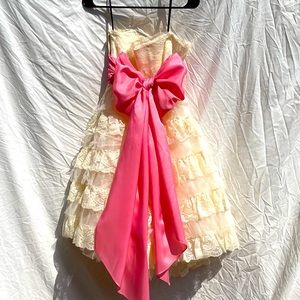 Vintage 2000 y2k betsy Johnson evening dress size 4